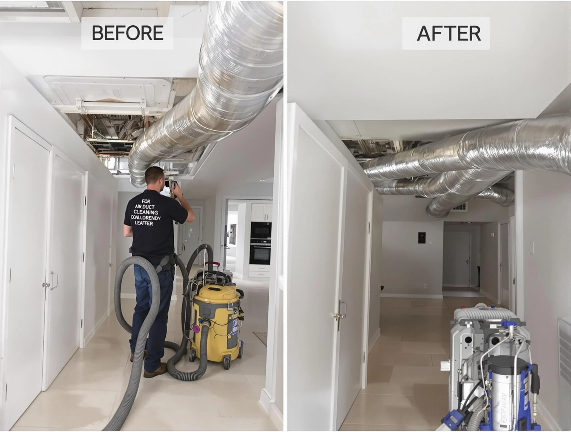 Peoria Air Duct Cleaning professional performing thorough air duct cleaning in Peoria