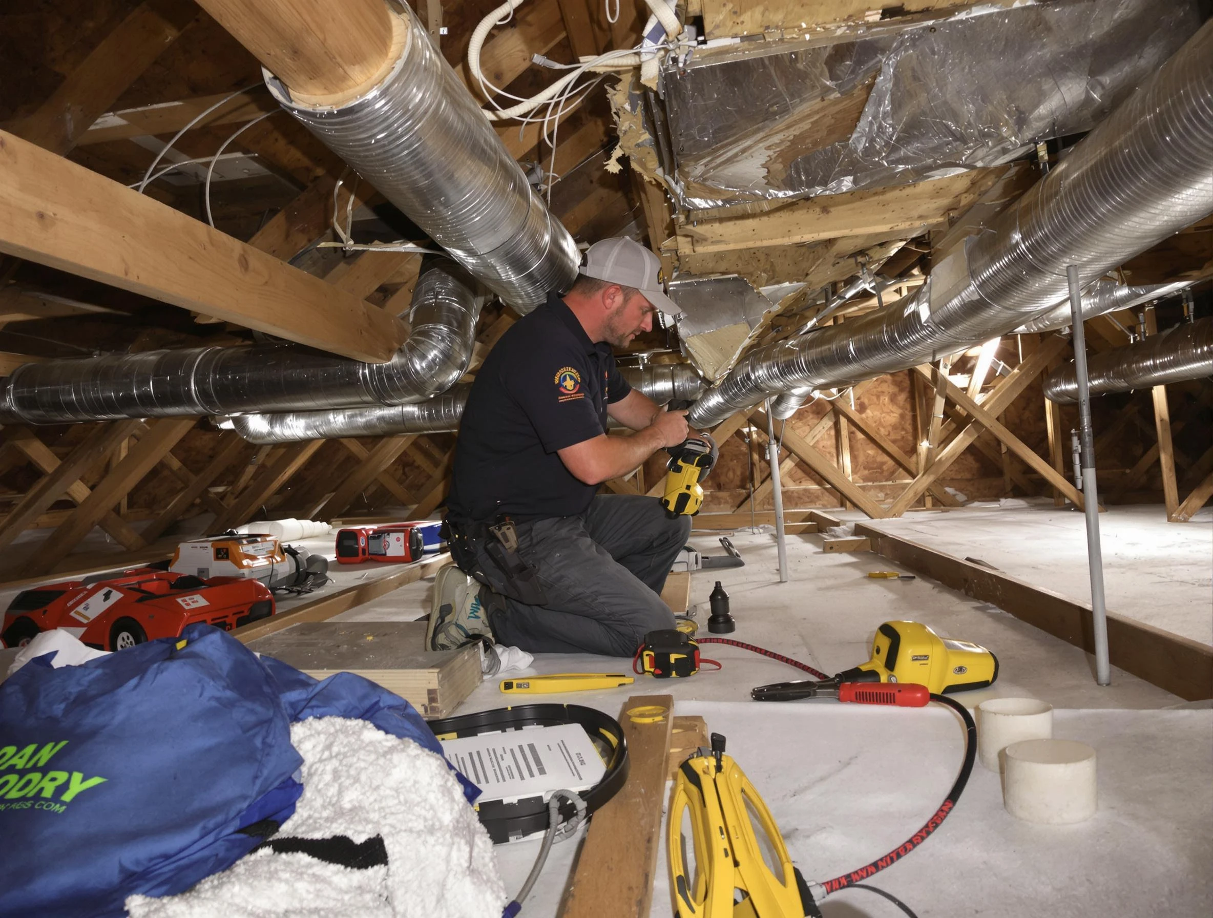 Professional air duct repair by Peoria Air Duct Cleaning in Peoria