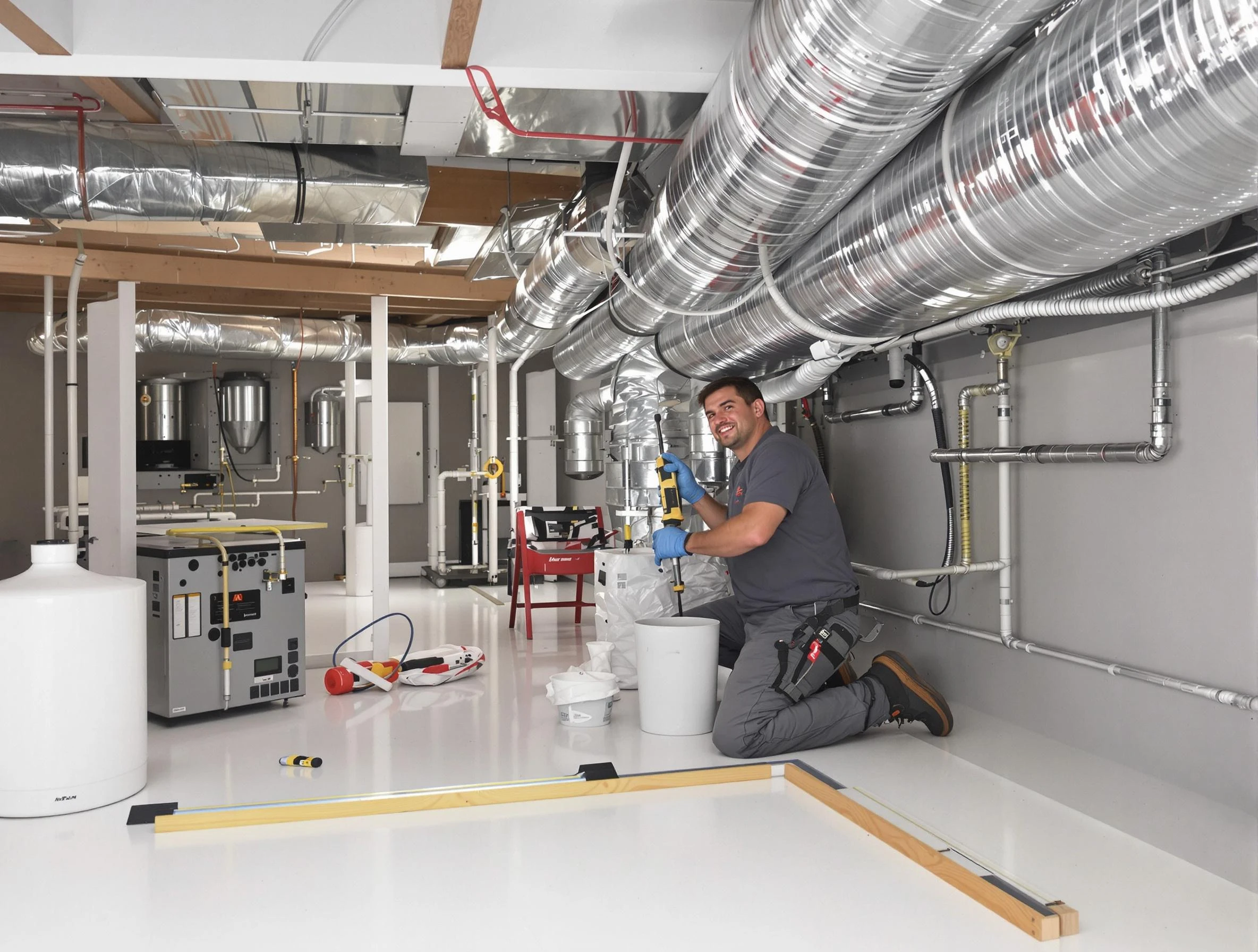 Professional duct sealing service by Peoria Air Duct Cleaning in Peoria